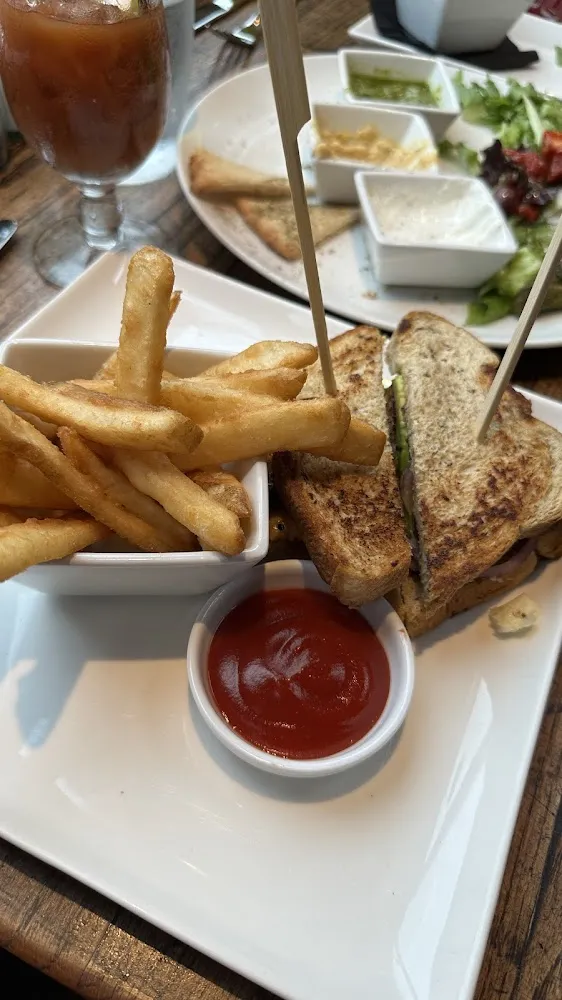 Blackened Salmon Sandwich